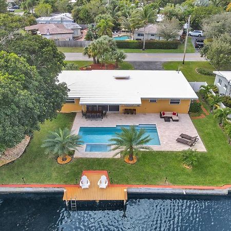 New! Waterfront Heated Pool & Jacuzzi 2 Mi To Beach - Fishing Pier Relaxing Spa & Hammock Форт-Лодердейл Экстерьер фото