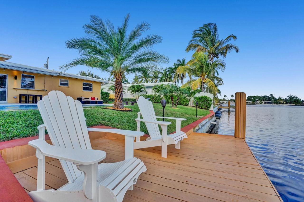 New! Waterfront Heated Pool & Jacuzzi 2 Mi To Beach - Fishing Pier Relaxing Spa & Hammock Форт-Лодердейл Экстерьер фото