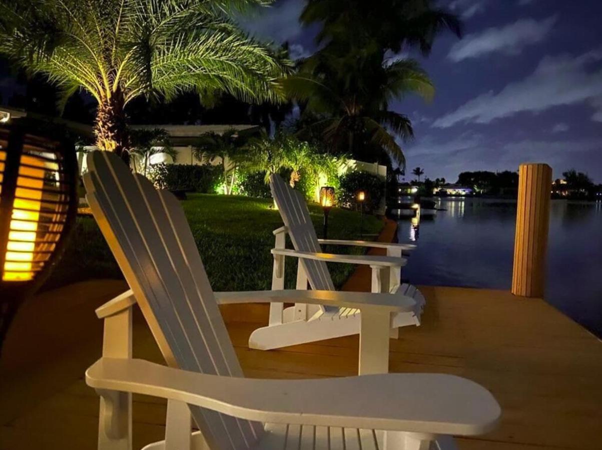 New! Waterfront Heated Pool & Jacuzzi 2 Mi To Beach - Fishing Pier Relaxing Spa & Hammock Форт-Лодердейл Экстерьер фото