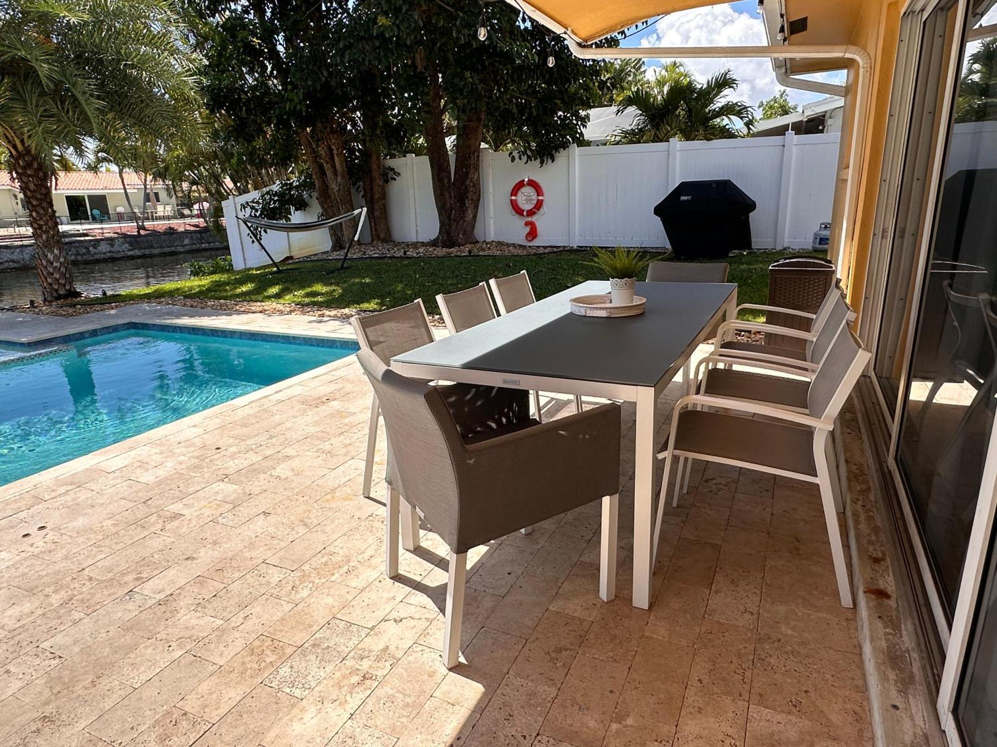 New! Waterfront Heated Pool & Jacuzzi 2 Mi To Beach - Fishing Pier Relaxing Spa & Hammock Форт-Лодердейл Экстерьер фото